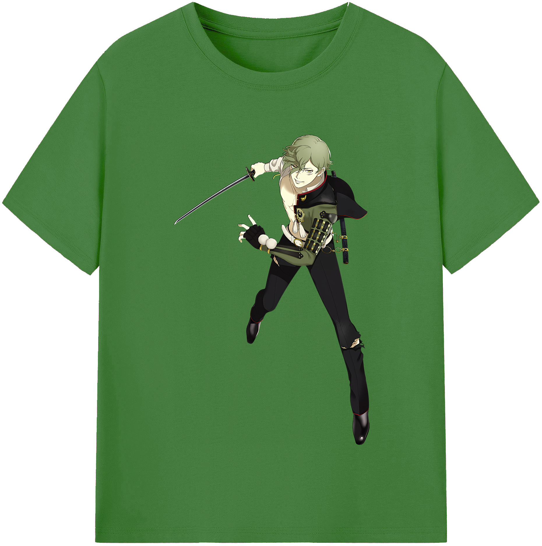 （画像用） 刀剣乱舞 Touken Ranbu レディースカジュアルプリントTシャツ（綿100％）